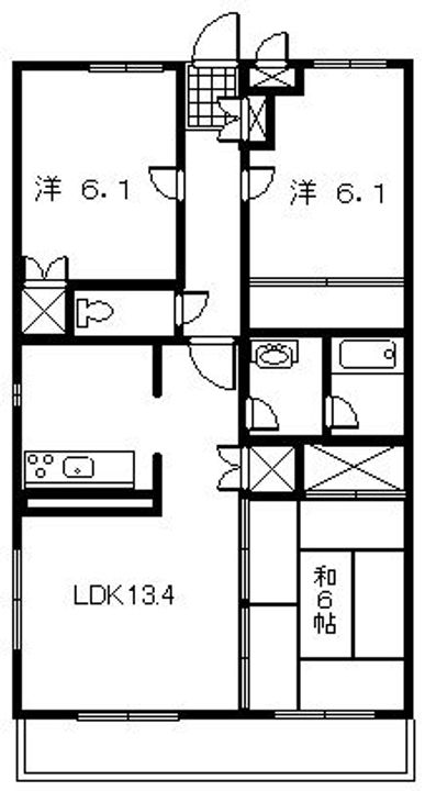 グレースヴィラ1の間取り