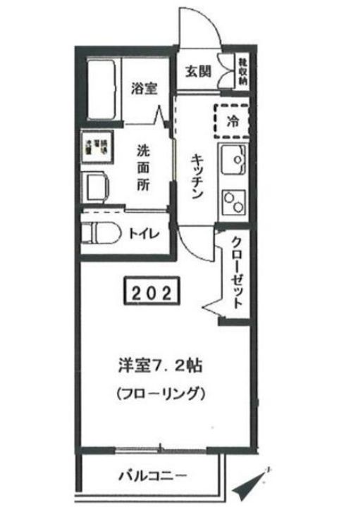 東京都杉並区永福1(アパート)の賃貸物件の間取り