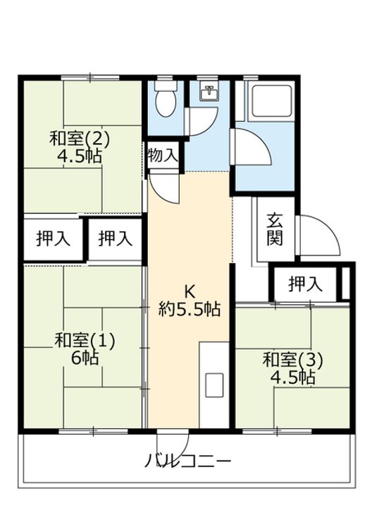 UR金剛の間取り