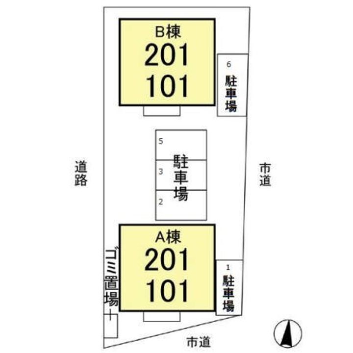 ヴェルジュ向の地図