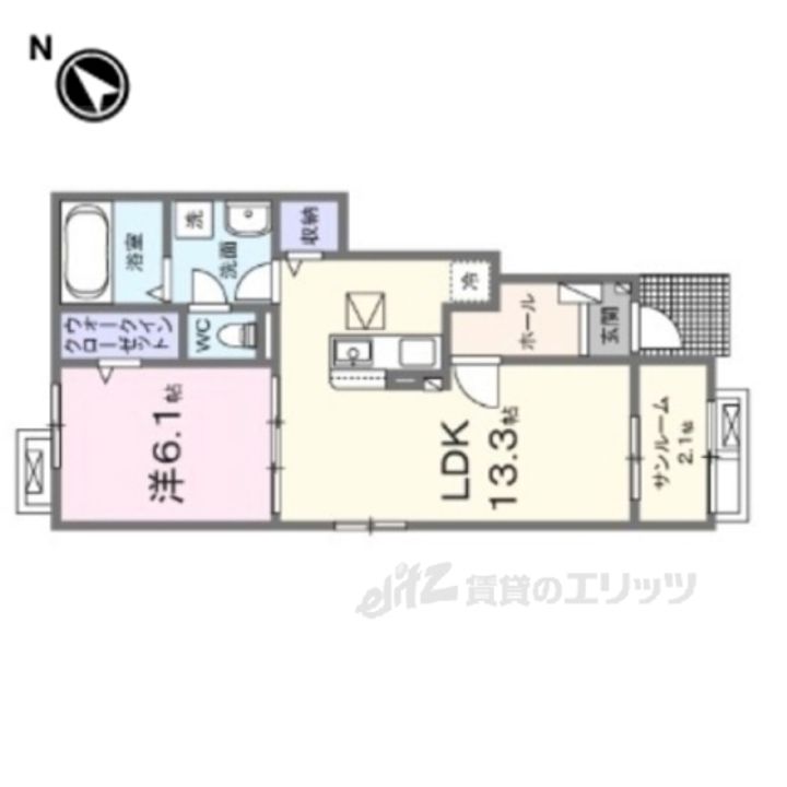 ルナハイツ5の間取り