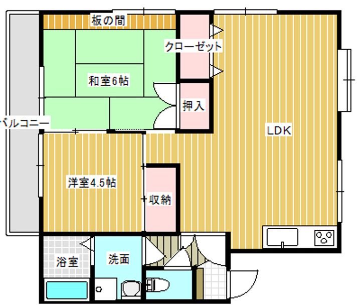 リバーサイドMIIの間取り