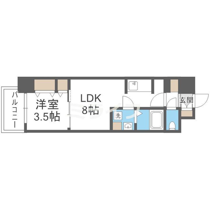 リアライズ南巽の間取り