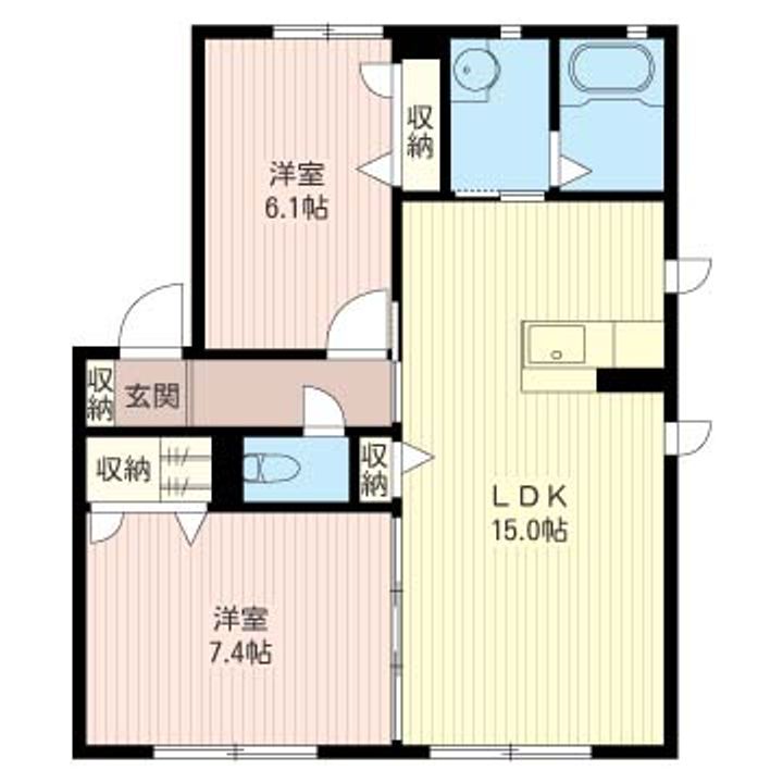 フォーシーズンIVの間取り