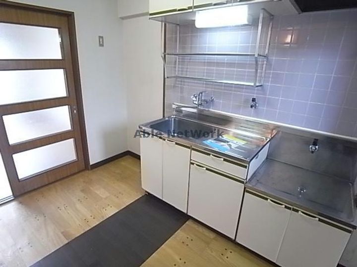 岐阜県岐阜市黒野(マンション)の賃貸物件のキッチン