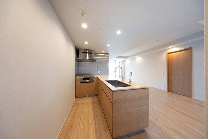 東京都港区三田1(マンション)の賃貸物件のキッチン