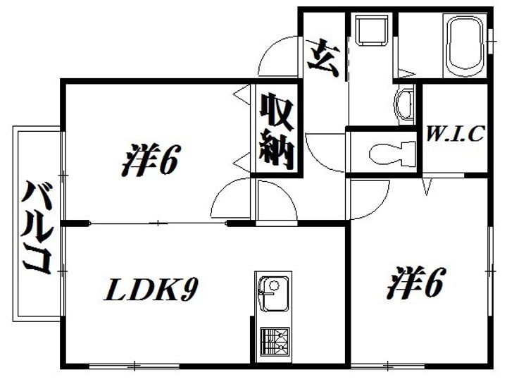 静岡県浜松市中央区神田町(アパート)の賃貸物件の間取り