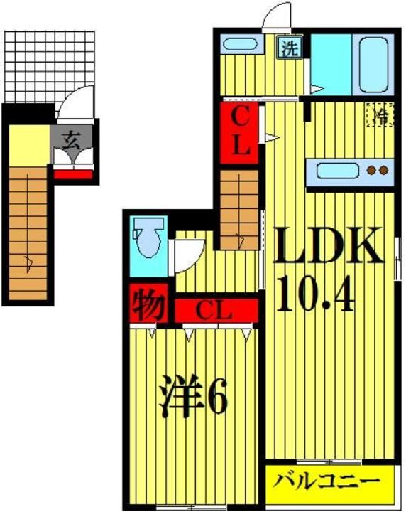 メゾン アンソレイユの間取り