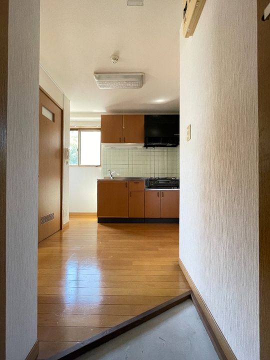 岡山県倉敷市二子(マンション)の賃貸物件の玄関