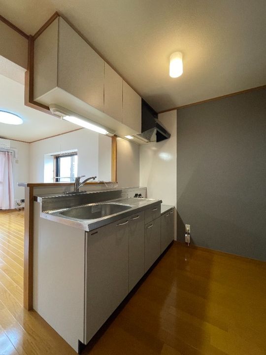 岡山県総社市真壁の賃貸マンションのキッチン