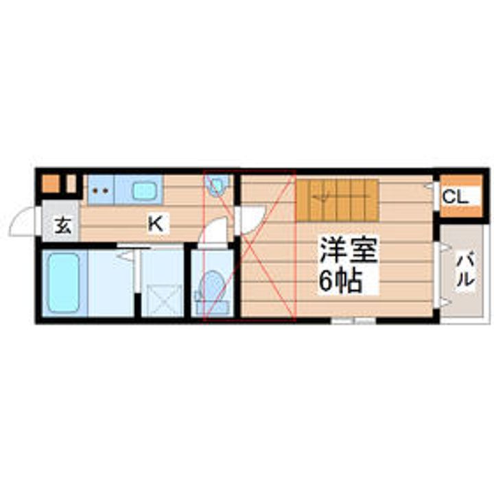 リベルテ黒松の間取り