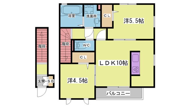 SumikaAの間取り