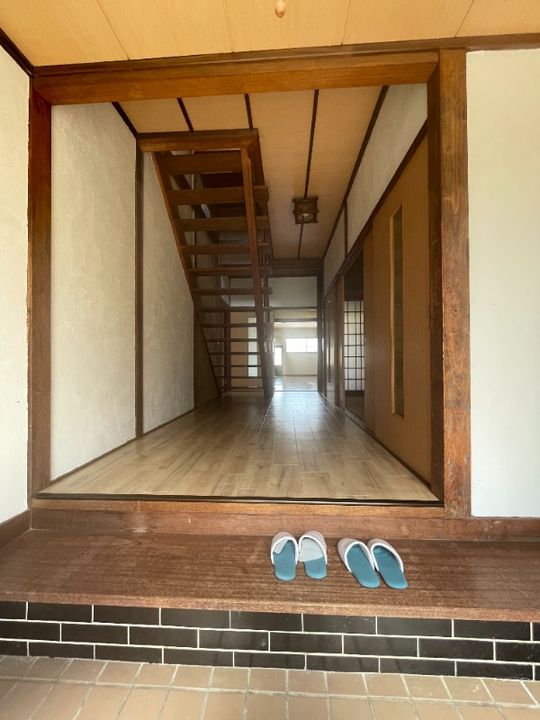 岡山県倉敷市中庄(一戸建)の賃貸物件の玄関