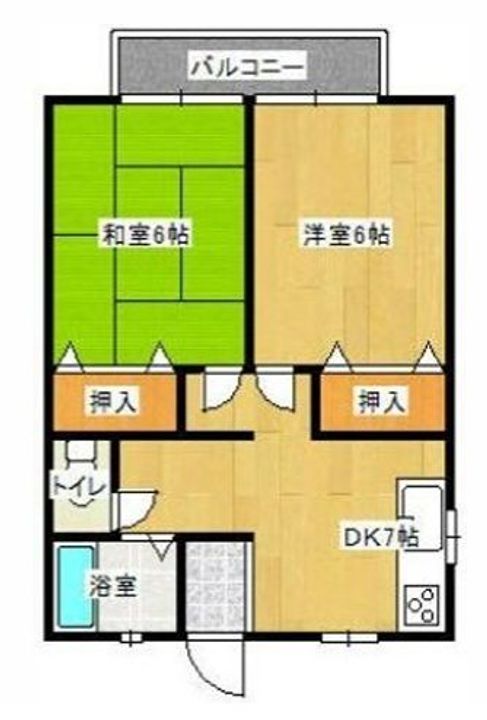 ハイツM高根の間取り