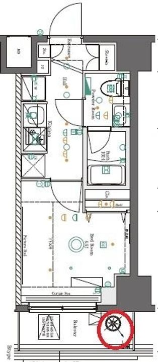 東京都足立区日ノ出町(マンション)の賃貸物件の間取り