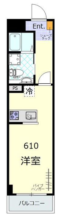 シャンボール門前仲町の間取り