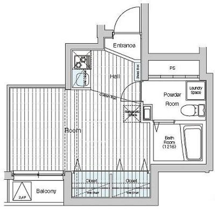 東京都世田谷区瀬田4(マンション)の賃貸物件の間取り
