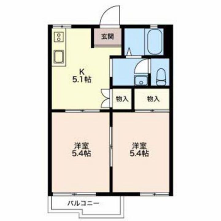 ハイムUの間取り