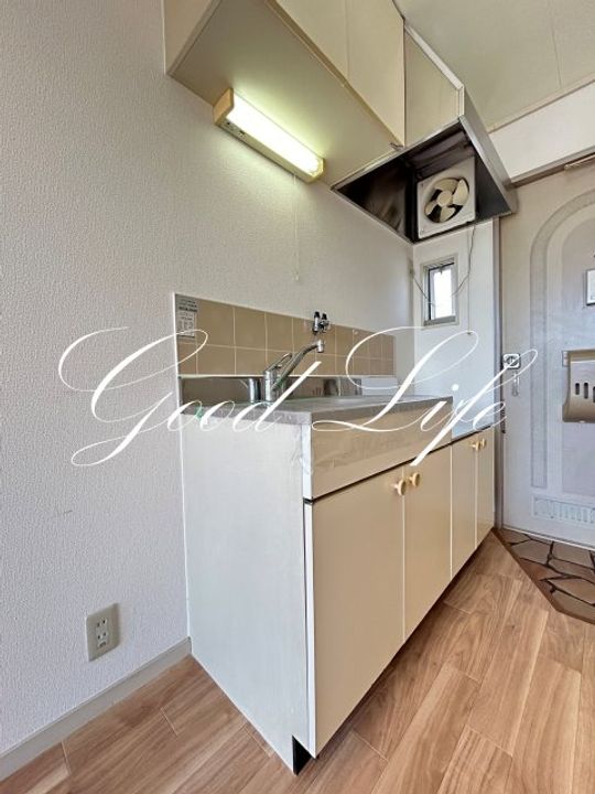 兵庫県加東市山国(アパート)の賃貸物件のキッチン