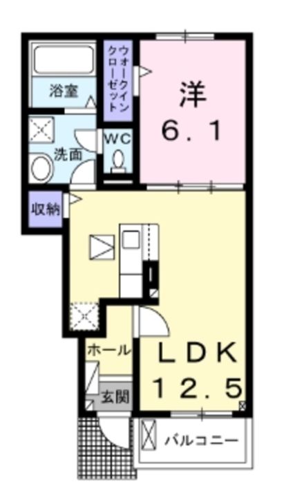 メローヴィレッジ【0】の間取り