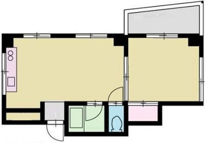 神奈川県横浜市保土ヶ谷区岩井町(マンション)の賃貸物件の間取り