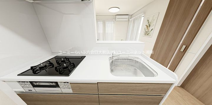 神奈川県藤沢市長後(マンション)の賃貸物件のキッチン