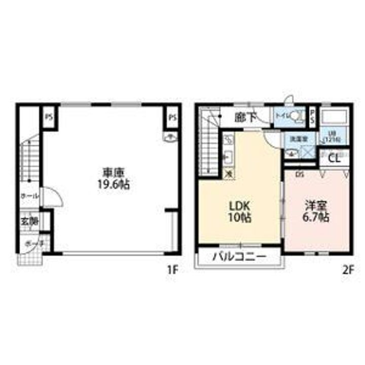 大阪府羽曳野市向野1(一戸建)の賃貸物件の間取り