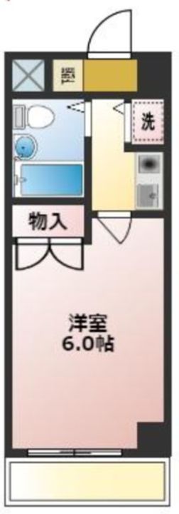 東京都大田区東糀谷4の賃貸マンションの間取り
