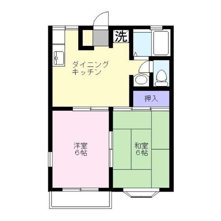 ハイム・エクセルAの間取り