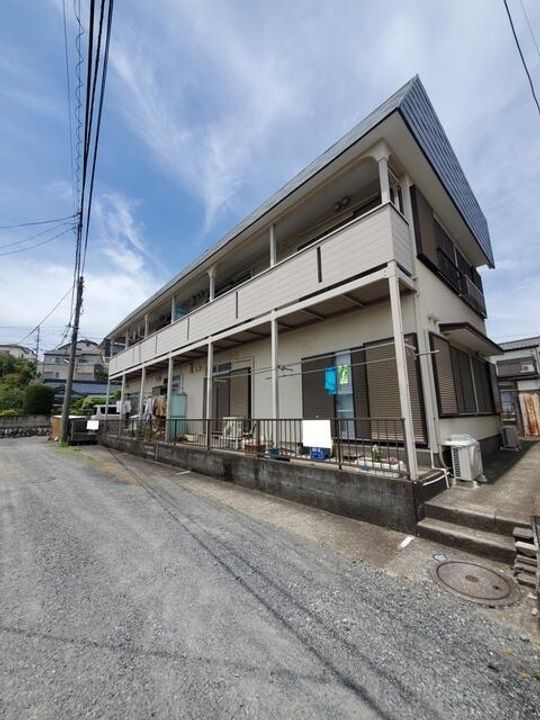 ハイツタウゼントAの外観