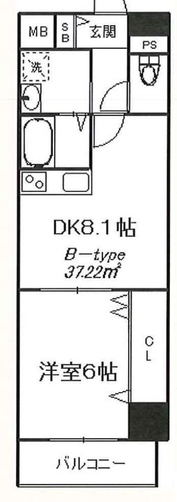 東京都台東区寿3(マンション)の賃貸物件の間取り
