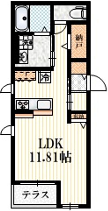 東京都小平市小川町2(アパート)の賃貸物件の間取り