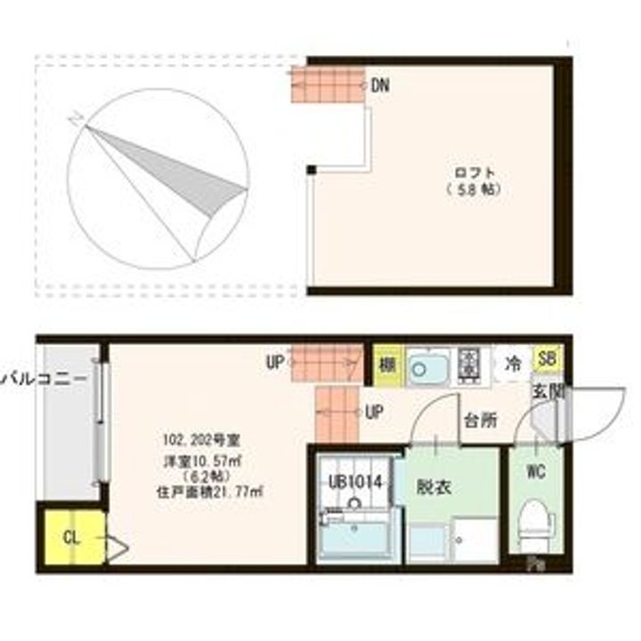 ソフィアKの間取り