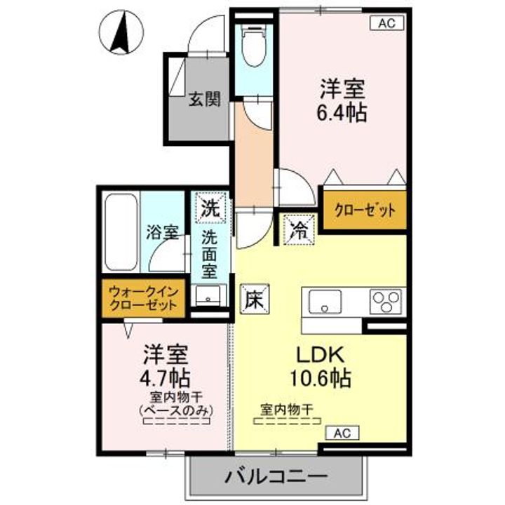 ブルースターの間取り