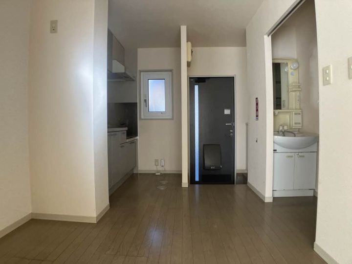 グリーンバレー Aの玄関