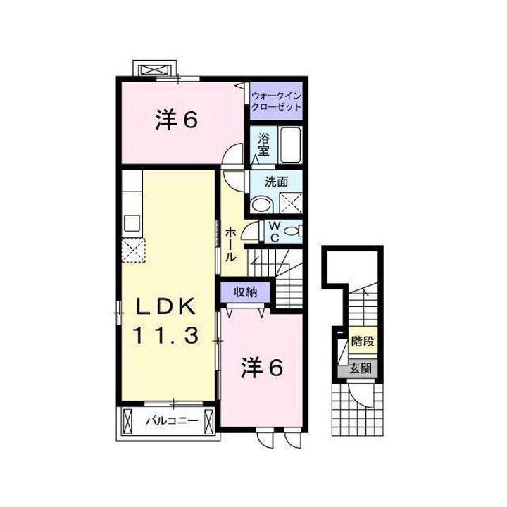 パークメゾン iの間取り