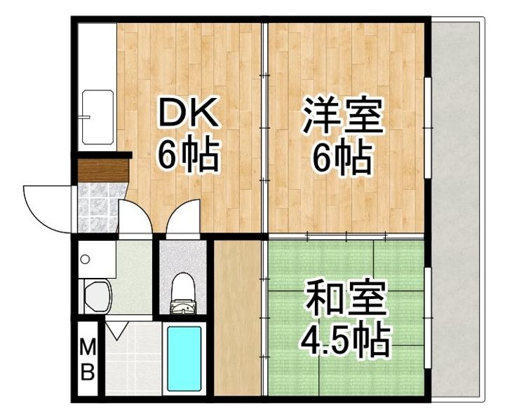 モンシェール姶良の間取り