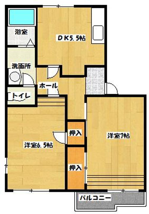 サツキハイツの間取り