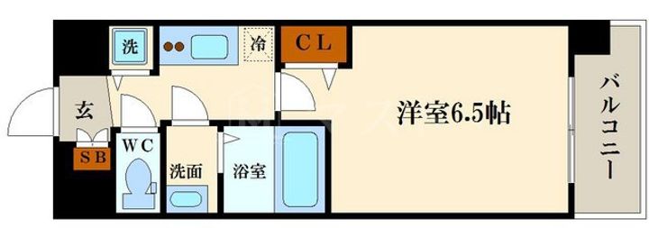 プレサンス四天王寺前夕陽ヶ丘の間取り