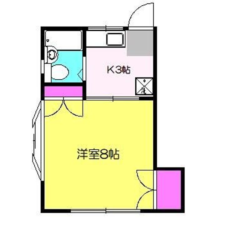 神奈川県大和市中央林間8(アパート)の賃貸物件の間取り