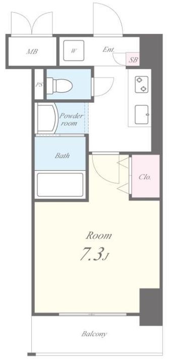 WAVE西新井の間取り