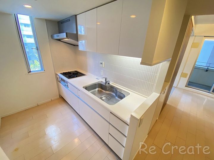 大阪府大阪市天王寺区細工谷1(マンション)の賃貸物件のキッチン