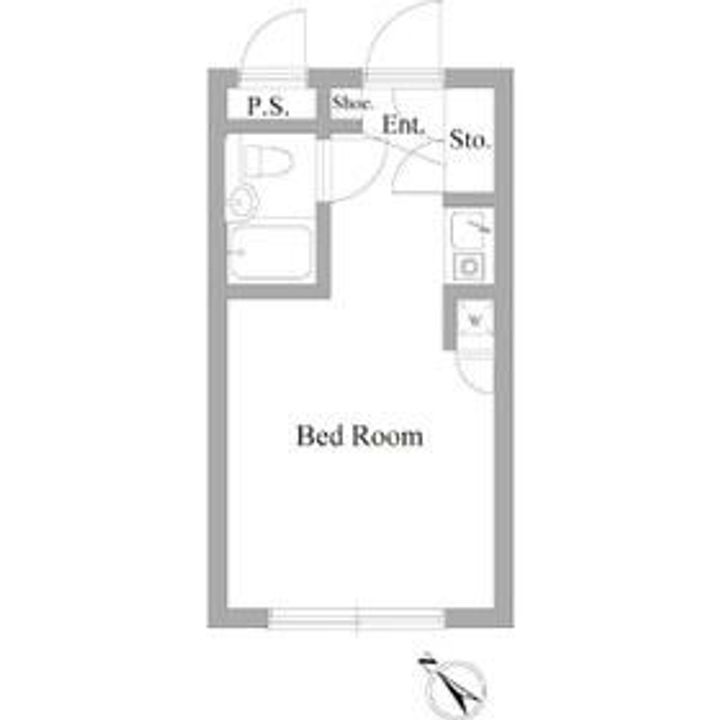 サンパレス中野坂上の間取り