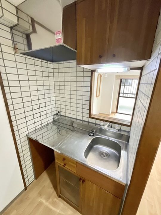 広島県広島市西区横川新町(マンション)の賃貸物件のキッチン