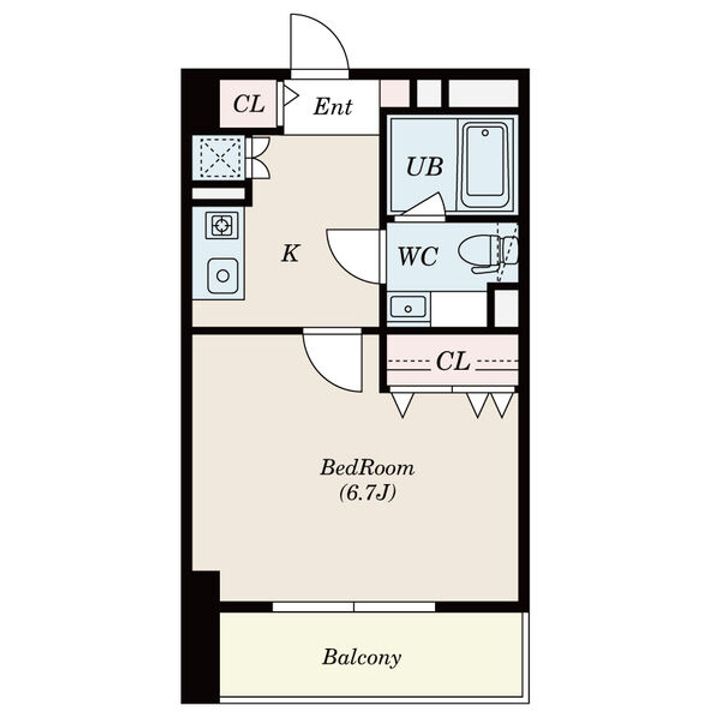 アール押切の間取り