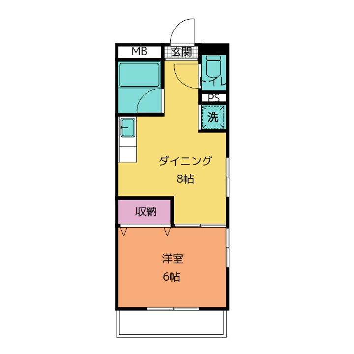 サンハイツ野村の間取り