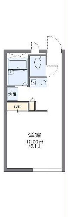 レオパレスコルヌイエの間取り
