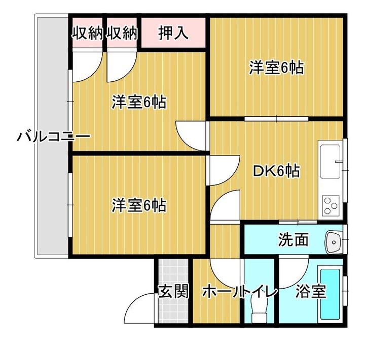 Bellせいらの間取り
