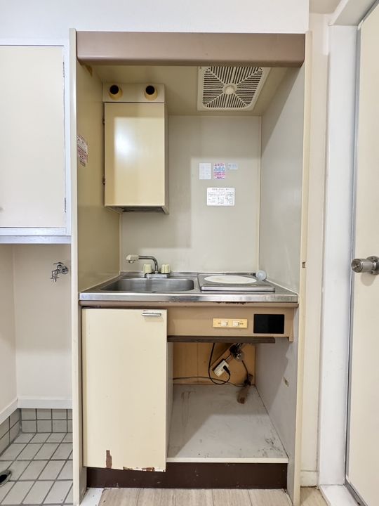 ローズアパートB9のキッチン