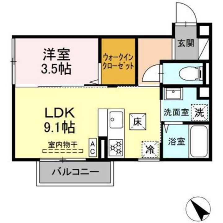 レグルス Iの間取り